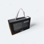 BOSS MEN TRUNKSOCK GIFT BLACK UNDERWEAR SET - Image 3