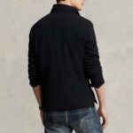 POLO RALPH LAUREN MEN'S HALF-ZIP PULLOVER BLACK - Image 3