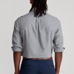 POLO RALPH LAUREN MEN GARMENT-DYED OXFORD SHIRT - PERFECT GREY - Image 3