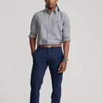 POLO RALPH LAUREN MEN GARMENT-DYED OXFORD SHIRT - PERFECT GREY - Image 4