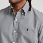 POLO RALPH LAUREN MEN GARMENT-DYED OXFORD SHIRT - PERFECT GREY - Image 2