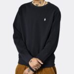 POLO RALPH LAUREN MEN LONG SLEEVE SWEATSHIRT LOOPBACK TERRY BLACK