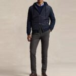 POLO RALPH LAUREN MEN CARDIGAN WITH HOOD REGULAR FIT NAVY - Image 5