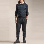 POLO RALPH LAUREN MEN TH RL FLEECE BIG PONY JOGGER BLACK - Image 4