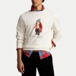 POLO RALPH LAUREN M CLASSICS LSL-SWS BEAR SWEATSHIRT CREAM - Image 2