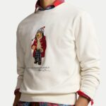 POLO RALPH LAUREN M CLASSICS LSL-SWS BEAR SWEATSHIRT CREAM