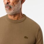 LACOSTE MEN'S CREW NECK MERINO WOOL COOKIE - Image 2