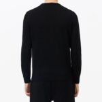 LACOSTE MEN'S CREW NECK COTTON BLACK - Image 4