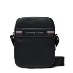 TOMMY HILFIGER MEN TH CORP TEXTURE MINI REPORTER BLACK
