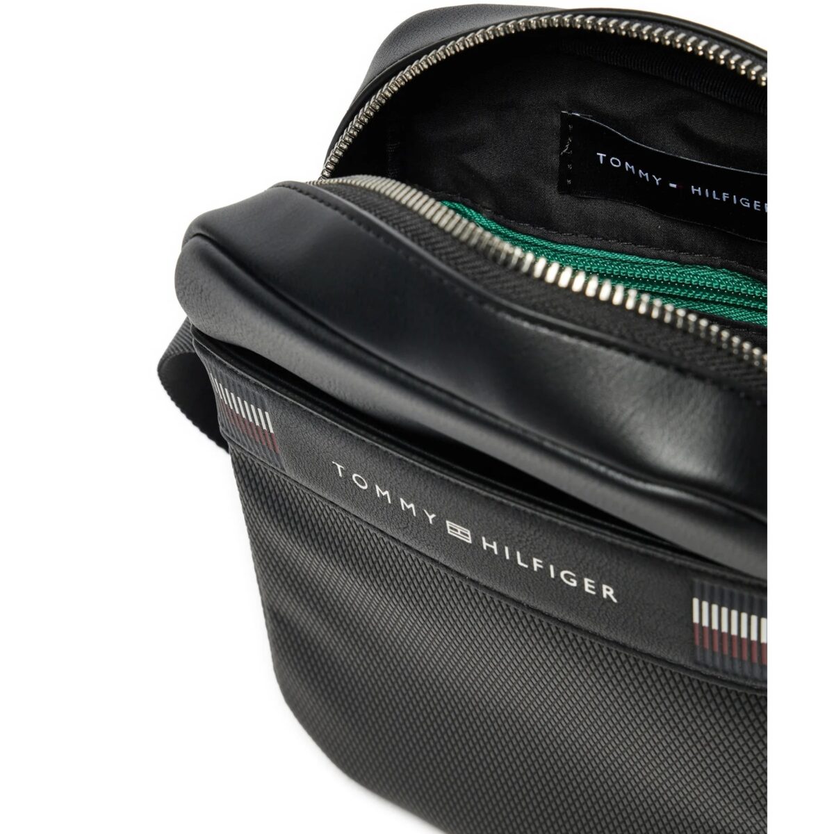 TOMMY HILFIGER MEN TH CORP TEXTURE MINI REPORTER BLACK - Image 3