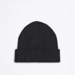 TOMMY HILFIGER TH FLAG PIMA COTTON BEANIE GREY - Image 3