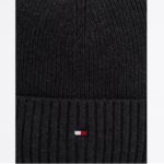 TOMMY HILFIGER TH FLAG PIMA COTTON BEANIE GREY - Image 2