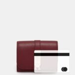 TOMMY HILFIGER WOMEN TH HERITAGE MED FLAP DARK RED - Image 6