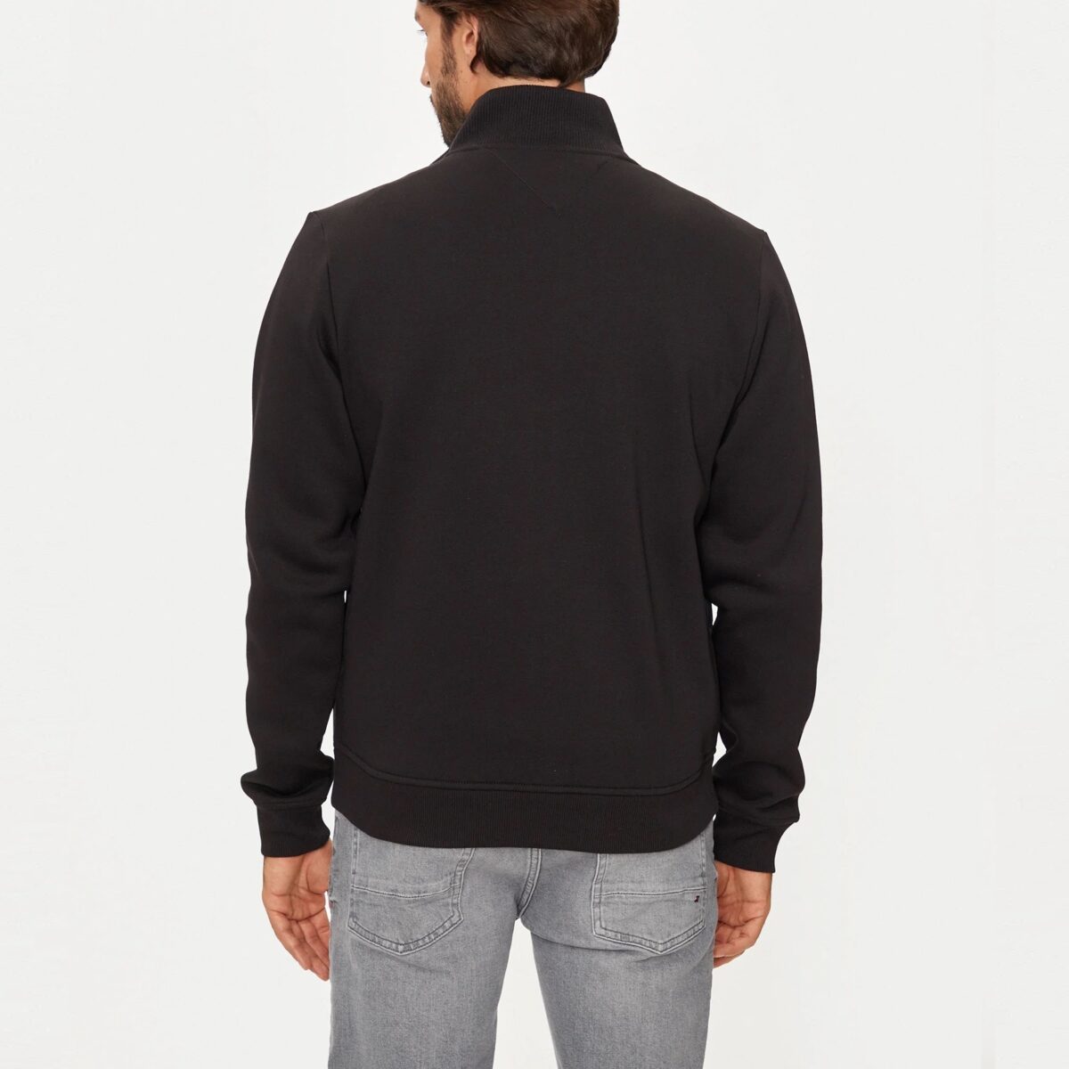 TOMMY HILFIGER MAN BT-MIX MEDIA ZIP THRU STAND CLR BLACK - Image 5