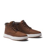 TIMBERLAND MEN MAPLE GROVE CHUKKA LACE UP SNEAKERS MEDIUM BROWN