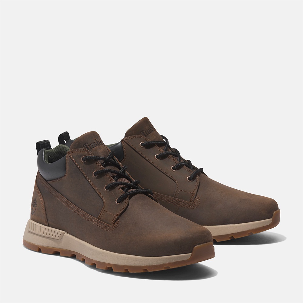 TB0A2HVM931-2 TIMBERLAND MEN KLINGSTON TREKKER LOW CHUKKA DARK BROWN - Image 1