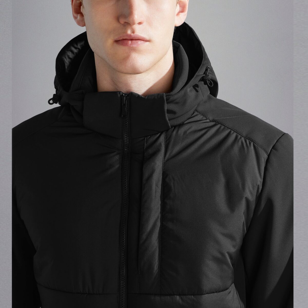 PAUL&SHARK MEN RE-SHARK SHELL HYBRID JACKET BLACK - Image 2