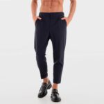 BOSS MEN TAPERED FIT TROUSERS P-PRIAN-PL-CW-WG-243 - DARK BLUE