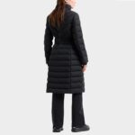 EMPORIO ARMANI EA7 WOMEN'S BLACK DEMI-SEASON JACKET - Image 4