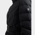 EMPORIO ARMANI EA7 WOMEN'S BLACK DEMI-SEASON JACKET - Image 2
