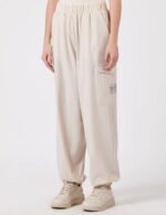 EMPORIO ARMANI WOMEN'S EA7 FEMALE PANTS WHITE SAND