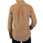 POLO RALPH LAUREN MEN'S SHIRT SLIM FIT BROWN COTTON - Image 2