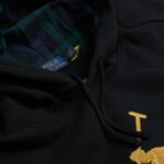 POLO RALPH LAUREN MEN REGULAR LINE HOODIE BLACK - Image 4