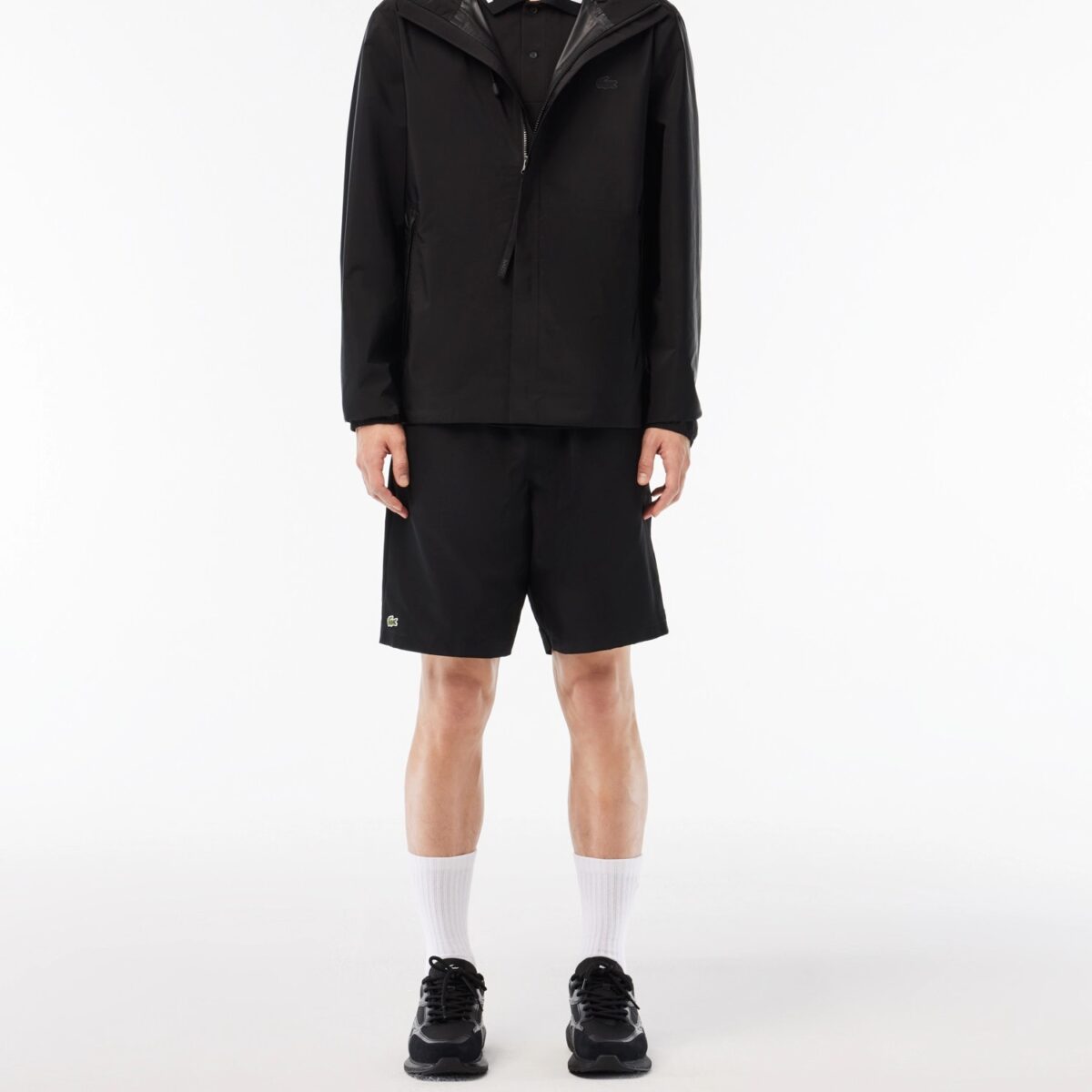 LACOSTE MEN’S L003 EVO SNEAKERS BLACK - Image 8