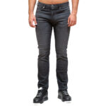 EMPORIO ARMANI MEN J06 SLIM-FIT, TWILL-MELANGE JEANS IN 10 OZ COMFORT DENIM