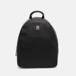 TOMMY HILFIGER WOMAN TH MONOTYPE BACKPACK BLACK