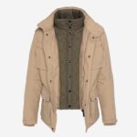 SCHOTT MEN SCHOTT NYC FIELD JACKET FLINT SAGE BEIGE