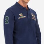 LA MARTINA MAN REGULAR-FIT POLO IN COTTON - ZIAZAN NAVY - Image 2