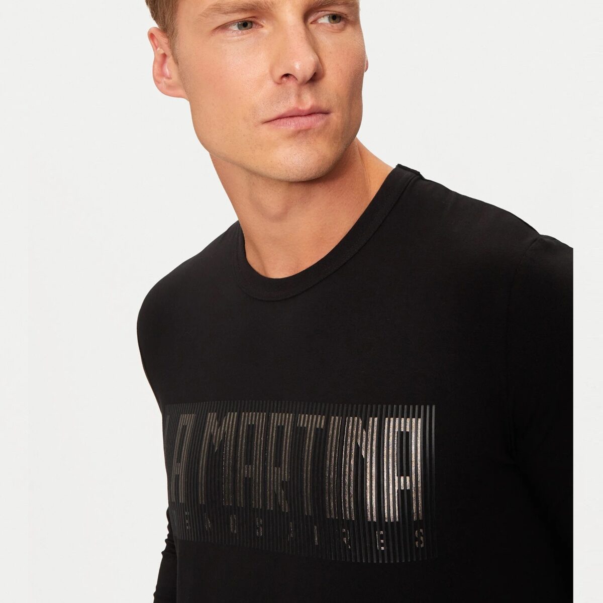 LA MARTINA MAN LONGSLEEVE REGULAR FIT BLACK - Image 2