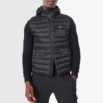BARBOUR MEN OUSTEN HOODED GILET BLACK