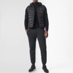 BARBOUR MEN OUSTEN HOODED GILET BLACK - Image 5