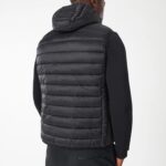 BARBOUR MEN OUSTEN HOODED GILET BLACK - Image 4