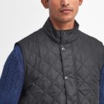 BARBOUR MEN LOWERDALE GILET BLACK - Image 3