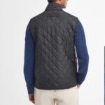 BARBOUR MEN LOWERDALE GILET BLACK - Image 4