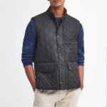 BARBOUR MEN LOWERDALE GILET BLACK