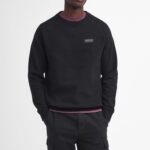 BARBOUR MEN ESSENTIAL SWEATSHIRT BLACK