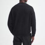 BARBOUR MEN ESSENTIAL SWEATSHIRT BLACK - Image 4