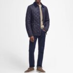BARBOUR MEN'S HERITAGE LIDDESDALE QUILTED JACKET NAVY - Image 4
