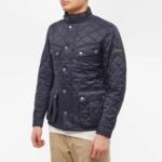 BARBOUR MEN INTERNATIONAL ARIEL QUILT JACKET NAVY