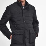BARBOUR MEN'S FLEETHAM PUFFER JACKET BLACK