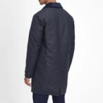 BARBOUR MEN'S WAXED MAC NAVY/GREENLOCH TARTAN - Image 7