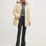 TOMMY HILFIGER WOMAN TH TYRA DOWN COAT WITH FUR NATURAL - Image 6