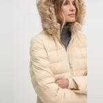 TOMMY HILFIGER WOMAN TH TYRA DOWN COAT WITH FUR NATURAL - Image 3