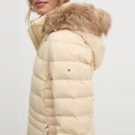 TOMMY HILFIGER WOMAN TH TYRA DOWN COAT WITH FUR NATURAL - Image 2