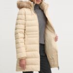 TOMMY HILFIGER WOMAN TH TYRA DOWN COAT WITH FUR NATURAL - Image 4