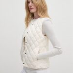 TOMMY HILFIGER WOMEN'S SLEEVELESS JACKET NATURAL - Image 2